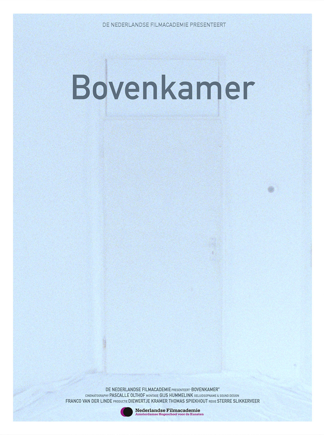 poster van de korte documentaire Bovenkamer