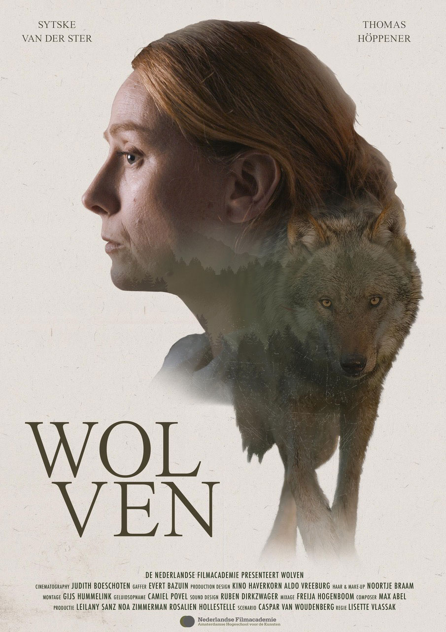 poster van de korte fictiefilm Wolven