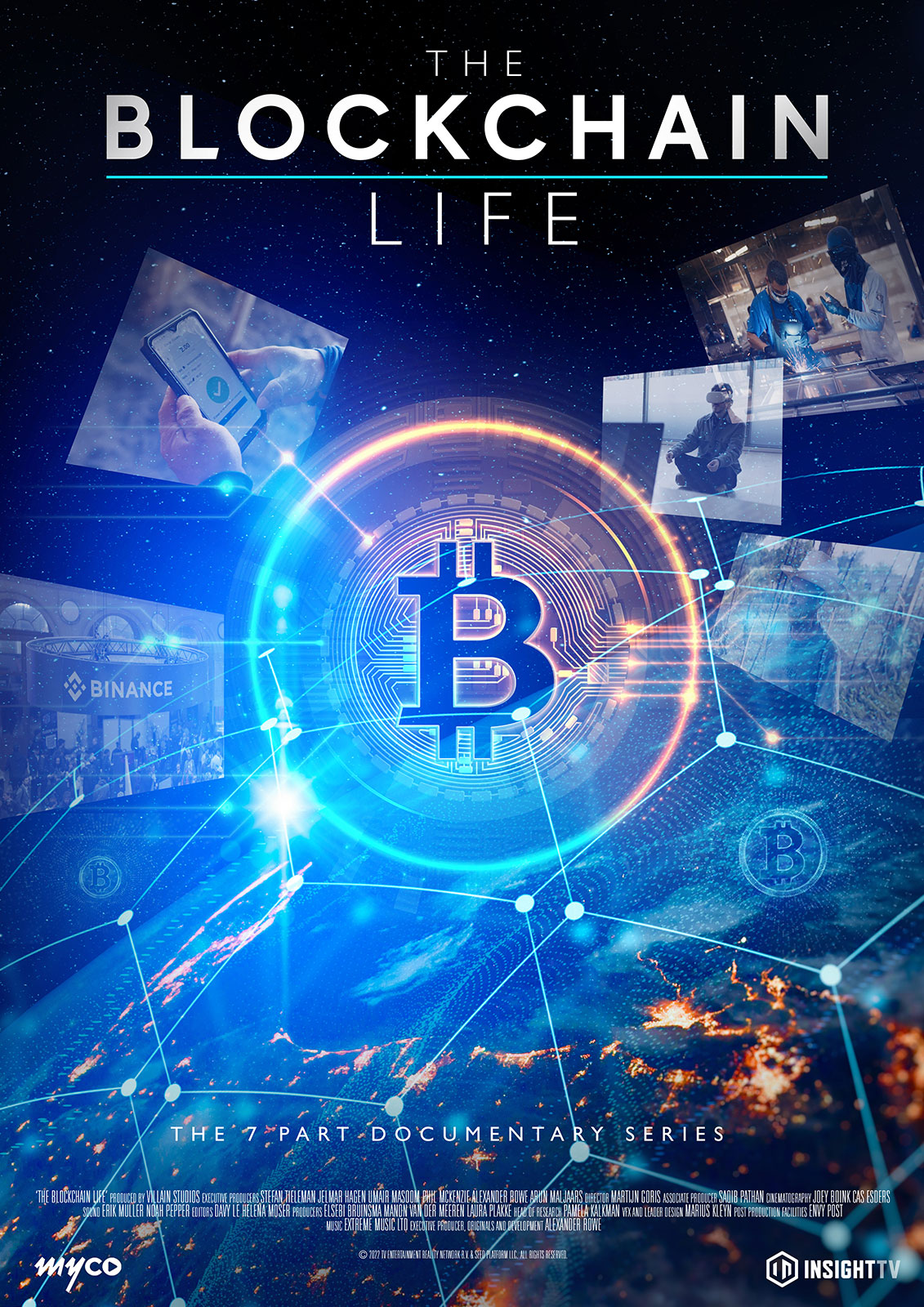 poster van online serie The Blockchain Life